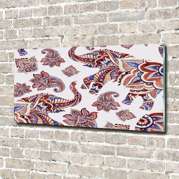 Plexiglas foto Olifantenornamenten