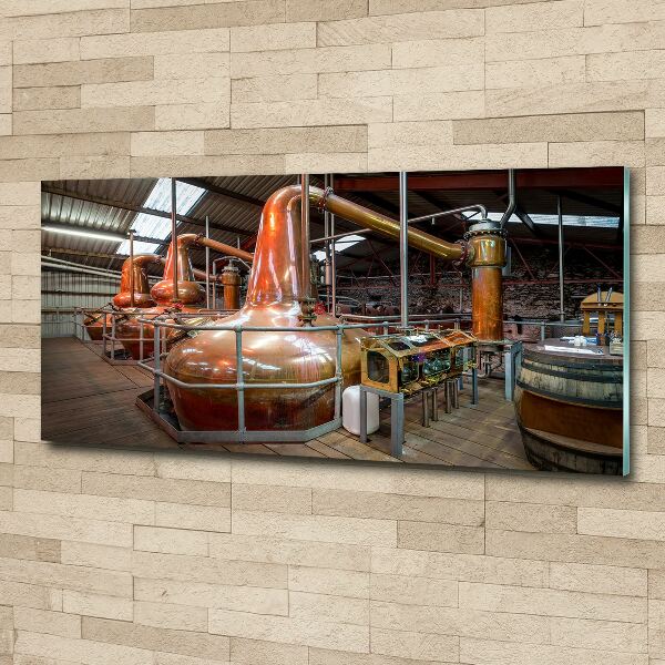 Schilderij op acrylglas Brouwerij