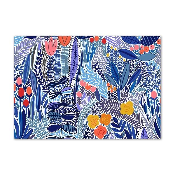 Foto in plexiglas Bloemenpatroon