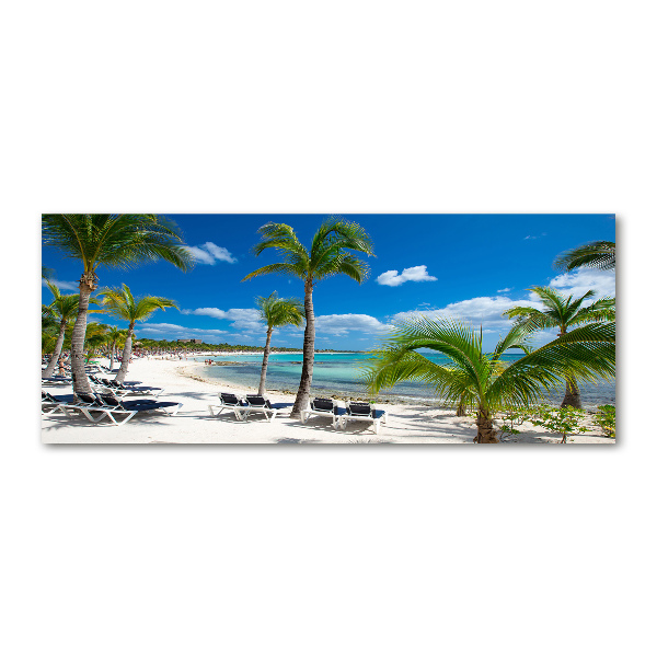 Plexiglas foto strand van de Malediven