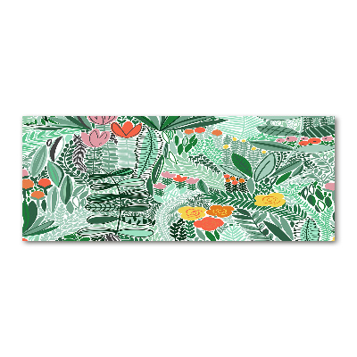 Obraz zdjęcie szkło akryl Kwiecisty wzór