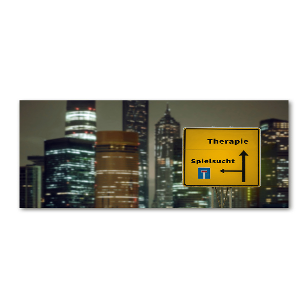 Foto obraz szkło akryl Terapia w mieście