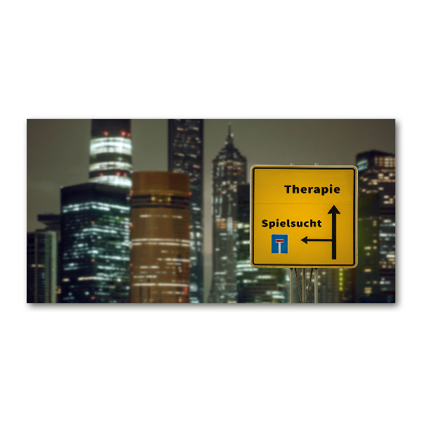 Foto obraz szkło akryl Terapia w mieście