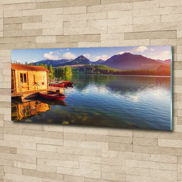 Plexiglas foto Meer in de bergen