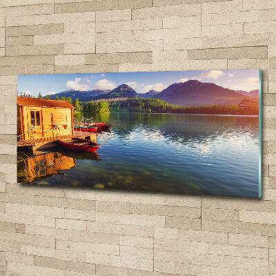 Plexiglas foto Meer in de bergen