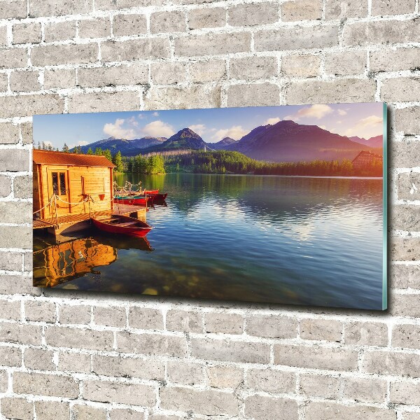 Plexiglas foto Meer in de bergen