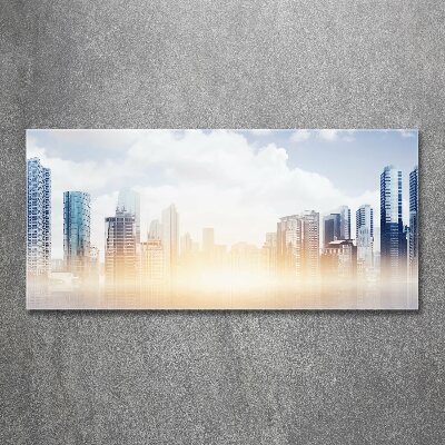 Plexiglas schilderij Wolkenkrabbers