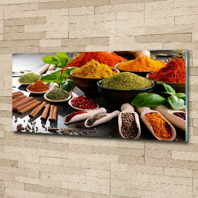 Obraz zdjęcie akryl Kolorowe przyprawy