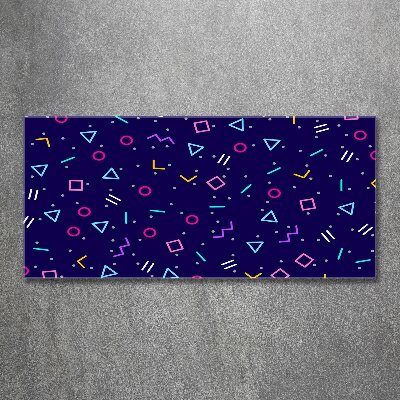 Foto obraz szkło akryl Geometryczne tło