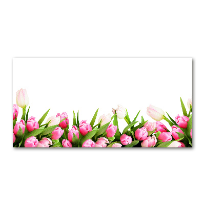 Plexiglas foto Roze tulpen