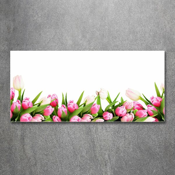 Plexiglas foto Roze tulpen