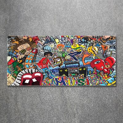 Foto op plexiglas Muzikale collage