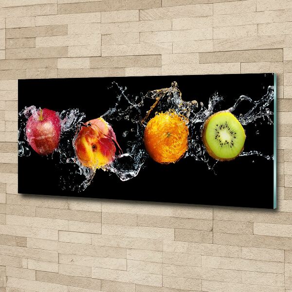 Foto in plexiglas Fruit en water