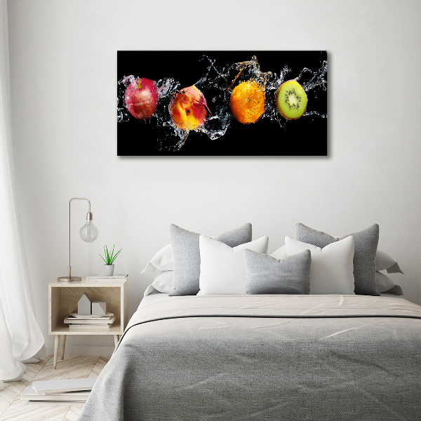 Foto in plexiglas Fruit en water