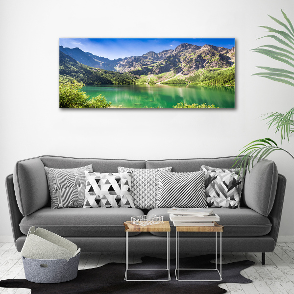 Foto plexiglas Het zeeoog ​​van het Tatragebergte