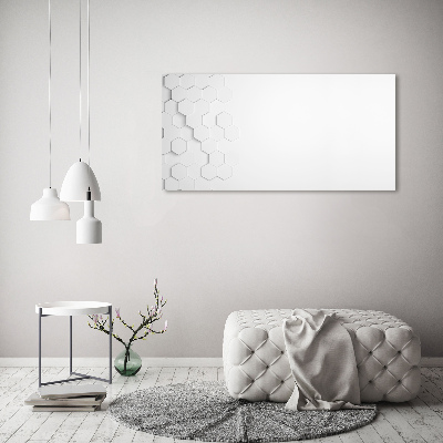 Foto in plexiglas Achtergrond met zeshoeken