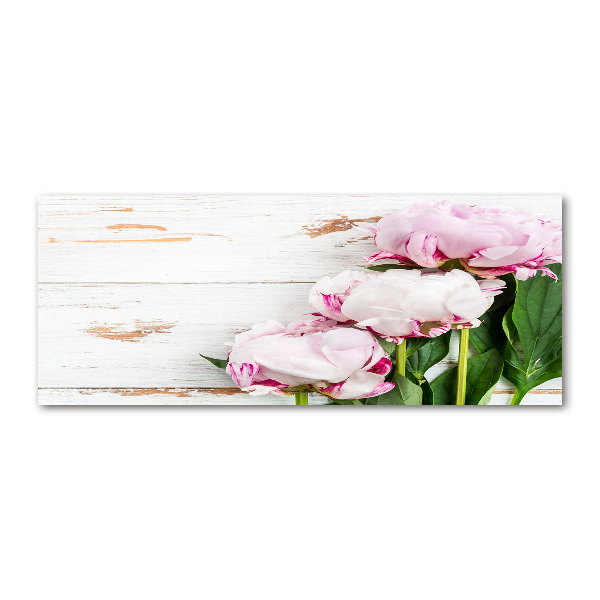 Plexiglas schilderij Pioenrozen