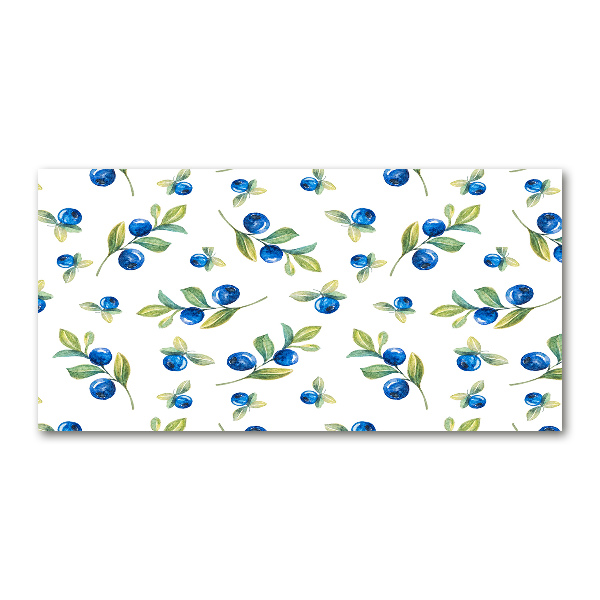 Schilderij op acrylglas Bosbessen