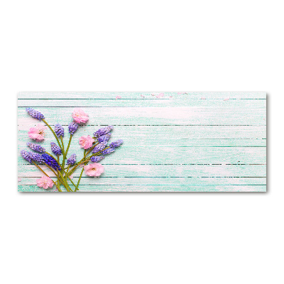 Plexiglas foto Lavendel op hout