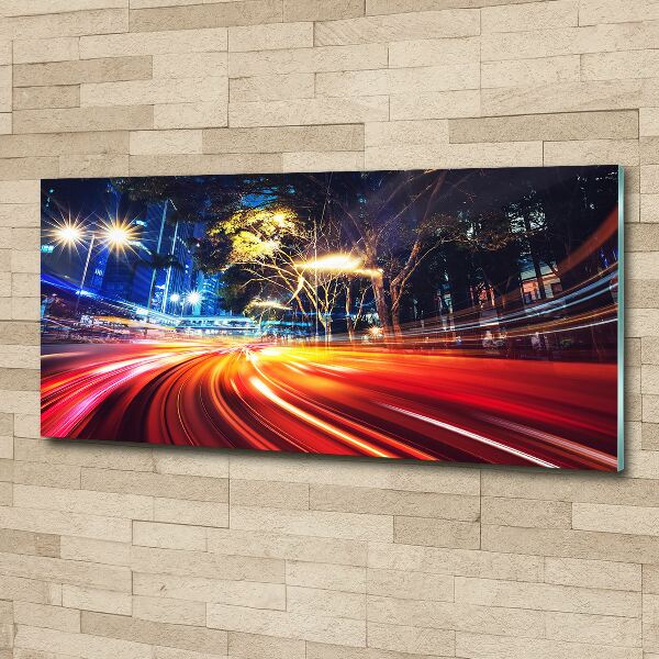 Foto obraz akryl Prędkość w mieście