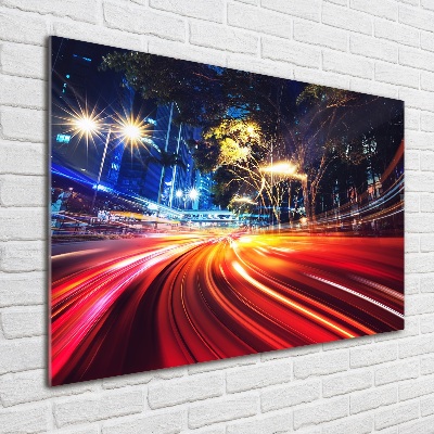 Plexiglas schilderij Snelheid in de stad