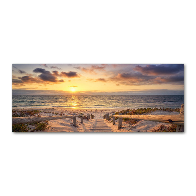 Foto in plexiglas Pad naar het strand