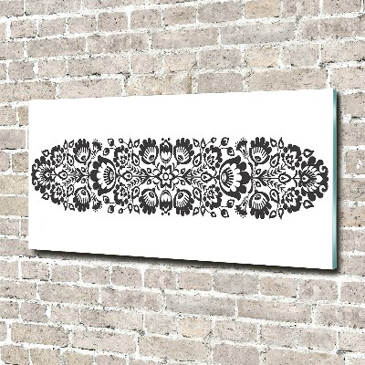 Schilderij op acrylglas Volksbloemen