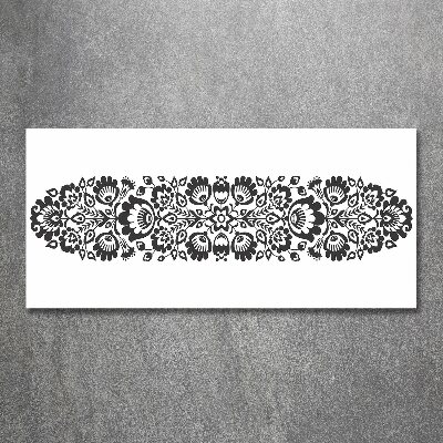 Schilderij op acrylglas Volksbloemen