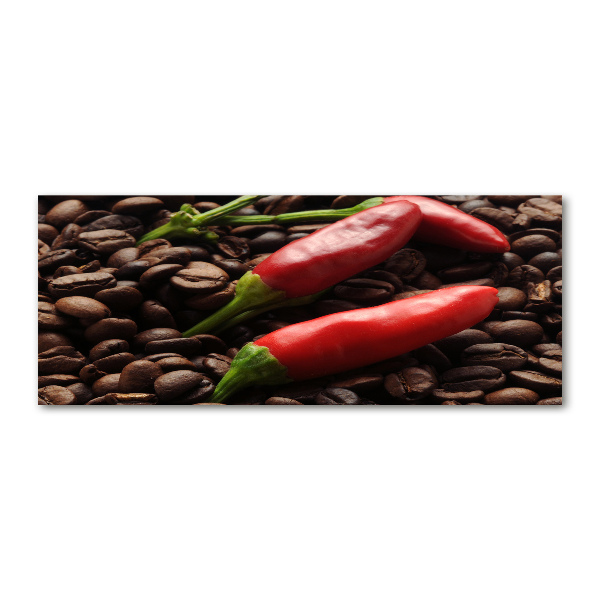 Plexiglas schilderij Chili en koffie