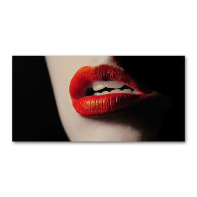 Foto plexiglas Rode lippen