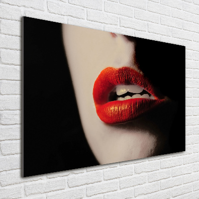 Foto plexiglas Rode lippen