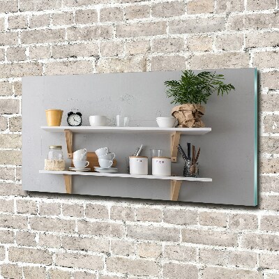 Foto in plexiglas Decoraties op de plank