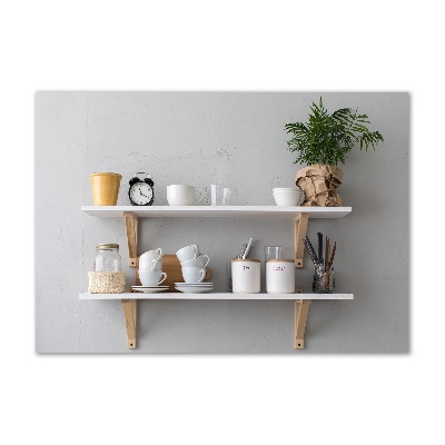 Foto in plexiglas Decoraties op de plank