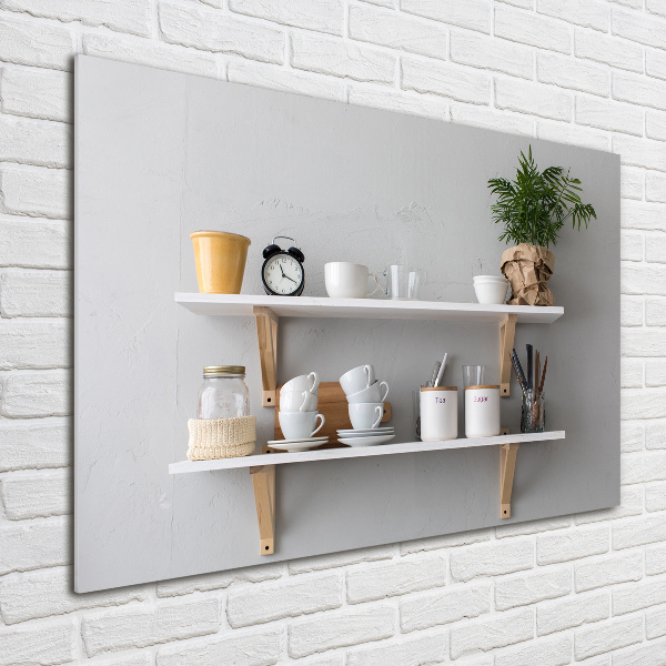 Foto in plexiglas Decoraties op de plank