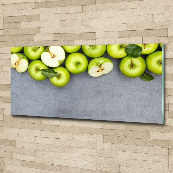 Foto op plexiglas Groene appels