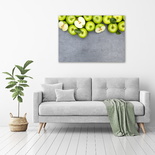 Foto op plexiglas Groene appels