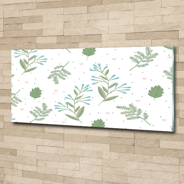 Schilderij op acrylglas Bladeren