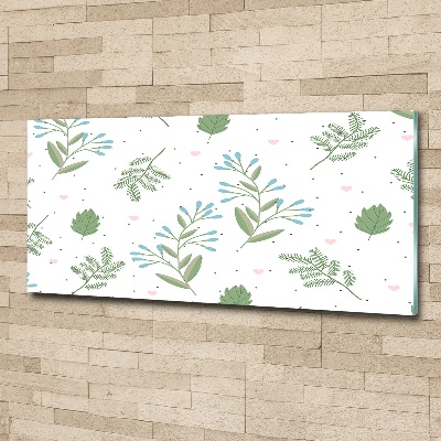 Schilderij op acrylglas Bladeren