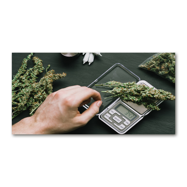 Foto plexiglas Marihuana toppen