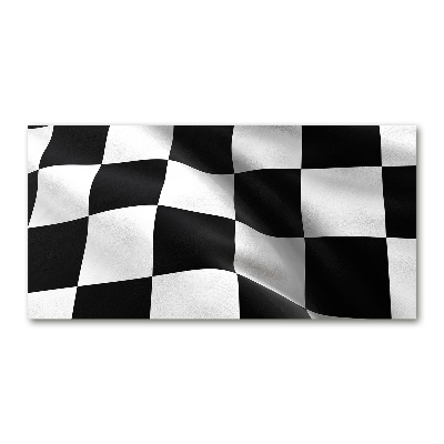 Schilderij op acrylglas Finishvlag