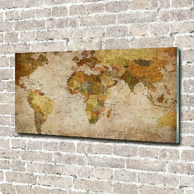 Foto plexiglas Politieke kaart