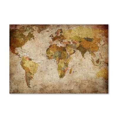 Foto obraz szkło akryl Mapa polityczna