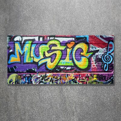 Foto obraz akryl Graffiti na ścianie