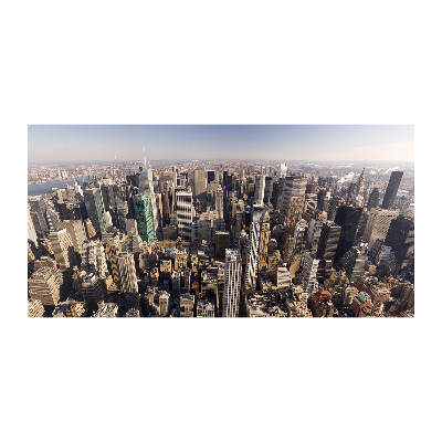 Foto plexiglas New York vanuit vogelperspectief