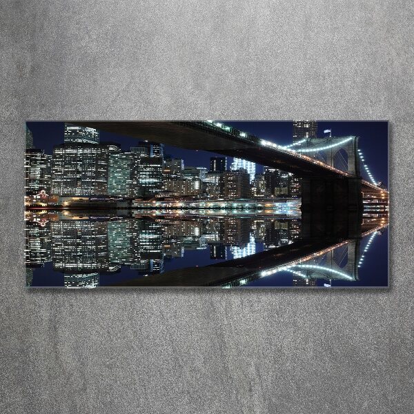 Schilderij op acrylglas Brooklynbrug