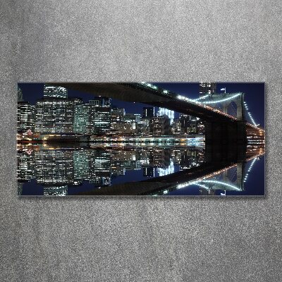 Schilderij op acrylglas Brooklynbrug