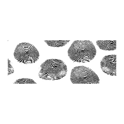 Foto obraz szkło akryl Odciski palców