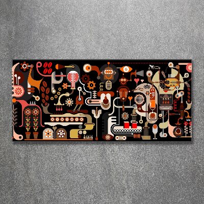 Foto in plexiglas Koffieproductie