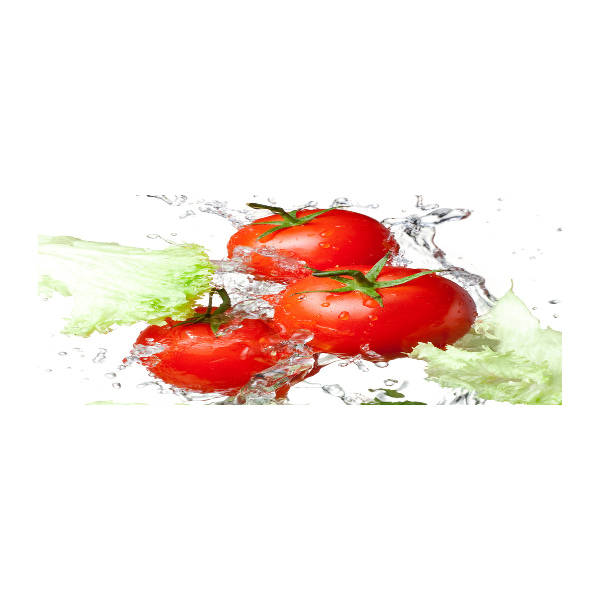 Foto plexiglas Tomaten en sla