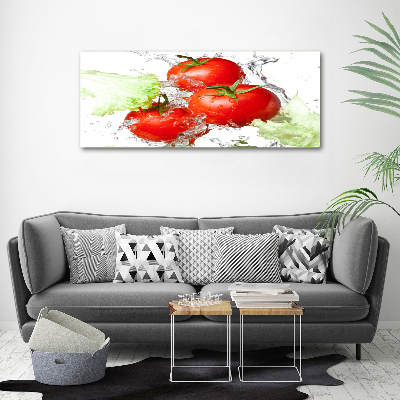 Foto plexiglas Tomaten en sla